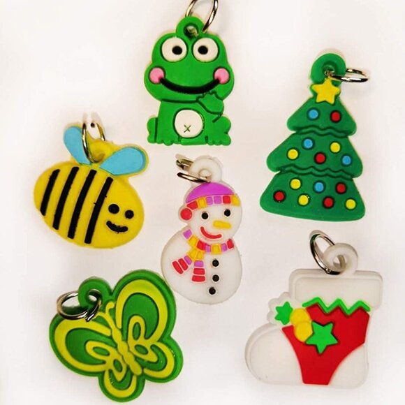 Rubber Loom Band Charm, Silicone Bracelet Charms,Loom Rubber Bands Charms,Bracel - Picture 3 of 8